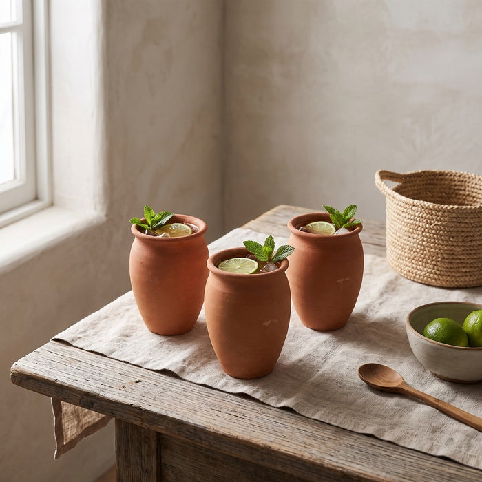 Ritual Clay Cups, styled at home