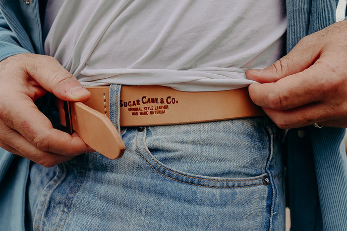 SC02320 Sugarcane Garrison Belt- Natural