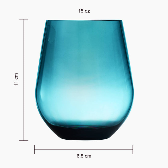 Shatterproof Tritan Stemless Wine Glasses, Set of 4 - Premium from The Wine Savant / Khen Glassware - Just $26.95! Shop now at Pat's Monograms