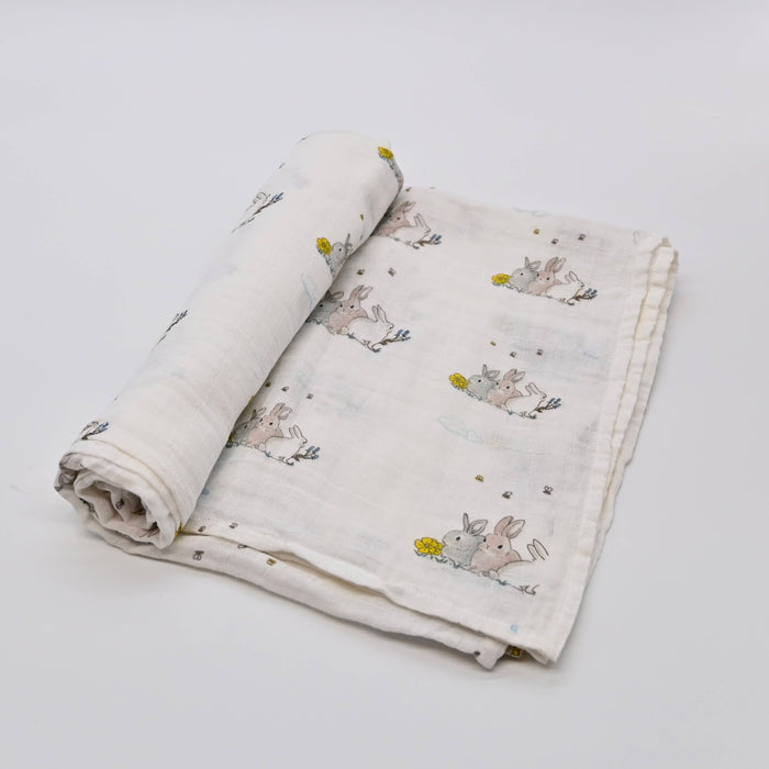 SomeBunny Loves You Swaddle Blanket - Premium from LollyBanks - Just $19.95! Shop now at Pat's Monograms
