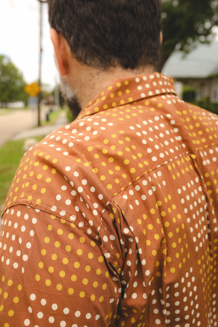Star Of Hollywood Typewriter Polka Dot- Brown (SH39495)