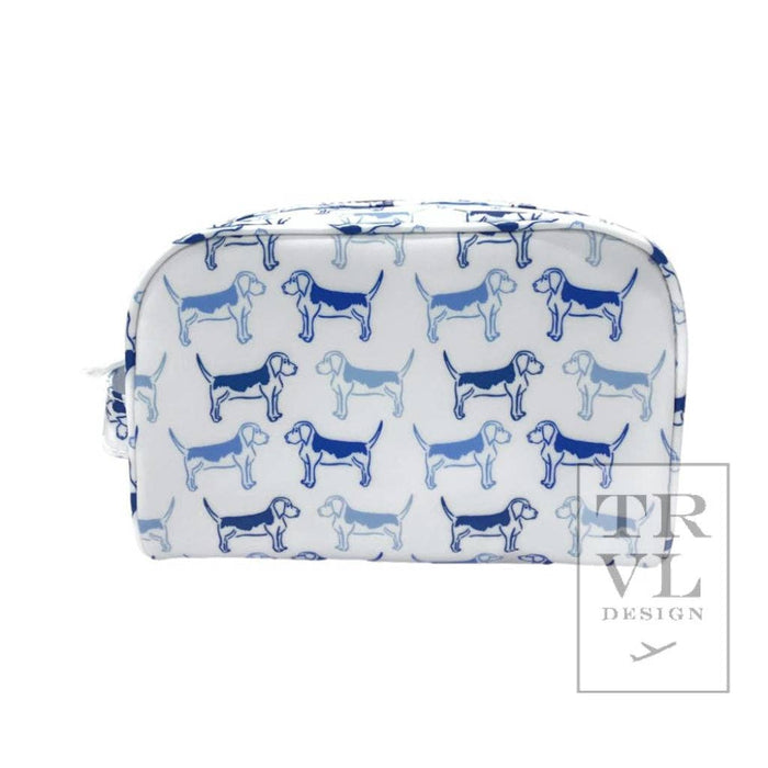Stow It - Puppy Love Blue Dopp Kit Bag - Premium toiletry bags from TRVL Design - Just $29.95! Shop now at Pat's Monograms