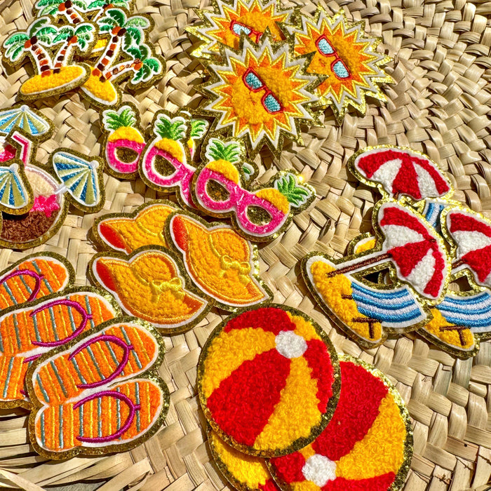 Summer Chenille Patches - Premium from Peak Tide - Just $5! Shop now at Pat's Monograms