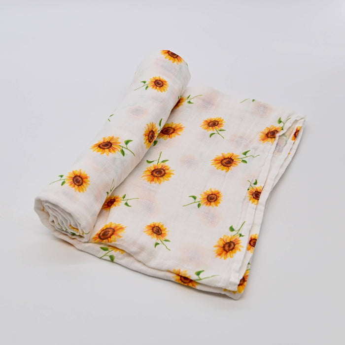Sunflower Fields Swaddle Blanket - Premium from LollyBanks - Just $19.95! Shop now at Pat's Monograms