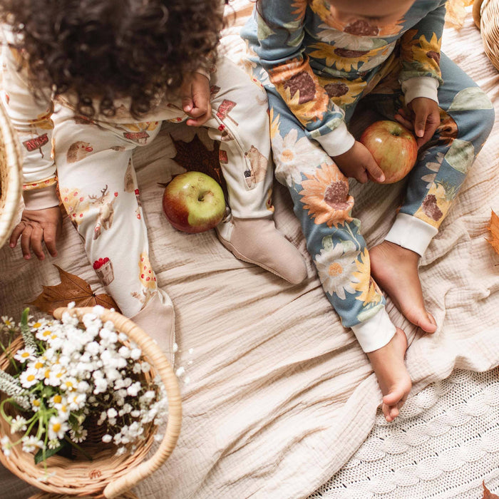 Sunflowers Sleep & Play - Premium Baby & Toddler Outfits from Burt's Bees Baby - Just $16.95! Shop now at Pat's Monograms