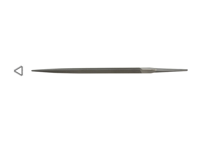 Swiss Pattern Precision 6" Three-Square Slim File, Cut 2, Item No. 31.382