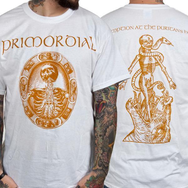 T-Shirt - Primordial - Redemption Puritan's Hand - White-Metalomania