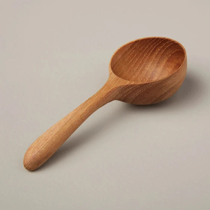 Custom Teak Round Scoop - Corporate Gifts