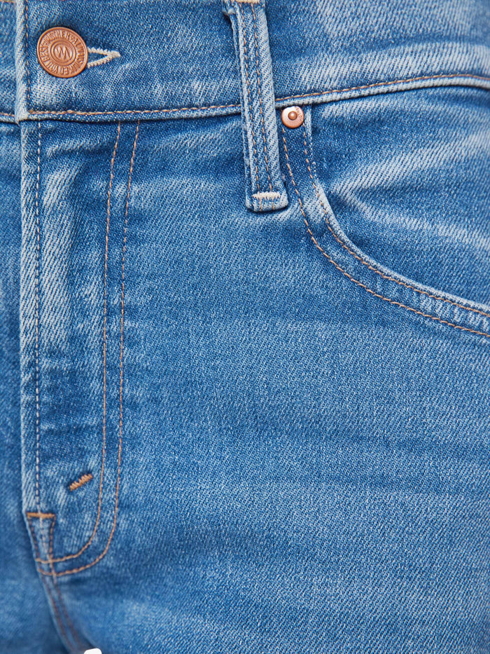 The Mid Rise Rambler Zip Ankle Jeans-Denim-Uniquities