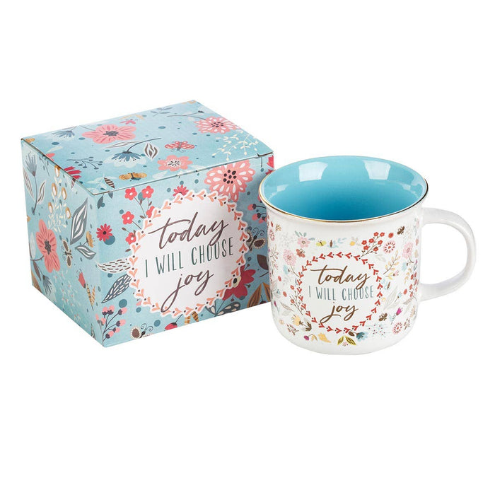 Today I Choose Joy Ceramic Coffee Mug - Premium gift item from Christian Art Gifts - Just $12.95! Shop now at Pat's Monograms