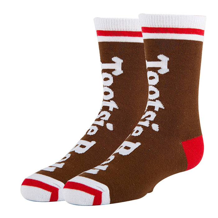 Tootsie Roll | Kids' Funny Cotton Crew Socks - Premium from Oooh Yeah Socks/Sock It Up/Oooh Geez Slippers - Just $8.00! Shop now at Pat's Monograms