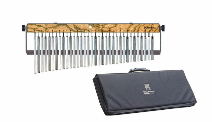 TreeWorks Fullsize Single Row Chimes with Damper and Deluxe Bag (TRE630)