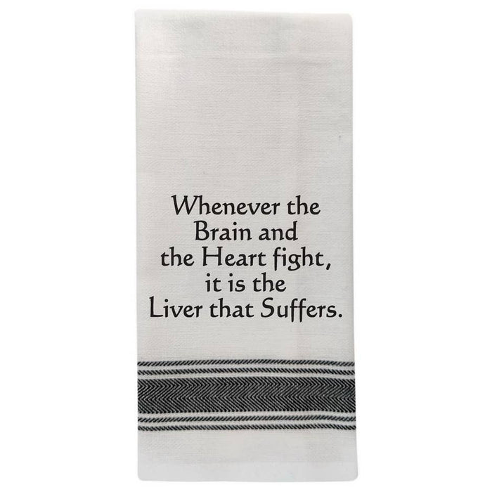Whenever the Brain and the Heart fight… - Premium from Wild Hare Designs - Just $9.95! Shop now at Pat's Monograms
