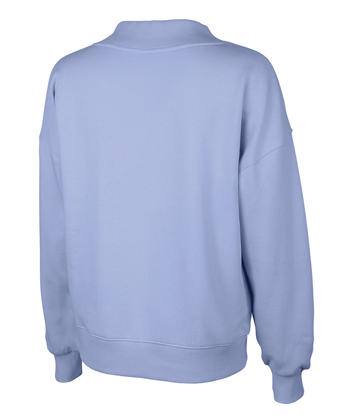 Women's Willow Mock-Neck Sweatshirt - Premium Sweatshirt from Charles River Apparel - Just $56.95! Shop now at Pat's Monograms