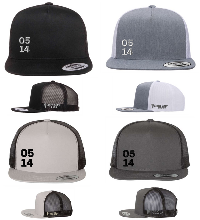 0514 Flat Bill Trucker Cap