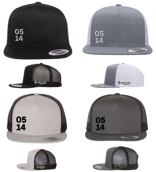0514 Flat Bill Trucker Cap