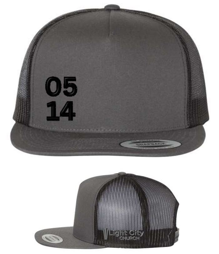 0514 Flat Bill Trucker Cap