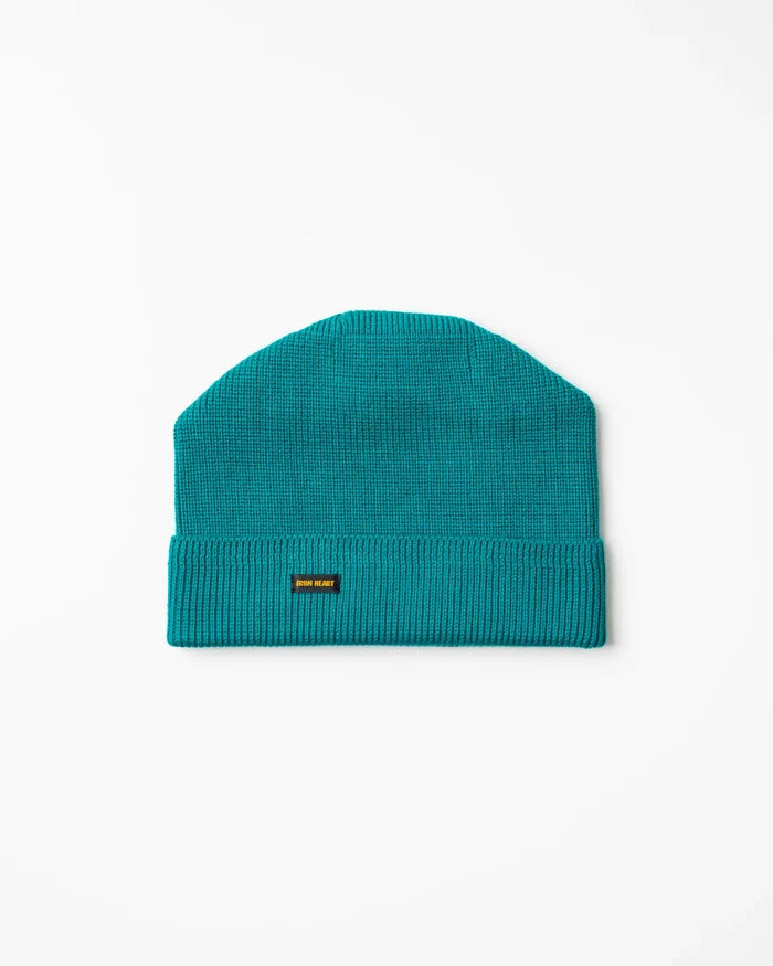 100% Cotton Ribbed Beanie - Blue IHG-081-BLU