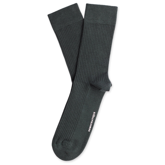 3-pack Originals Fine Rib Socks Forest Green / Irr / Grey
