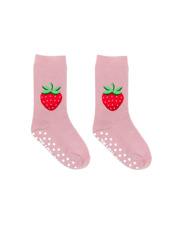3D Packaged Crew Socks - Kids - Strawberry - Pink - Premium socks from Living Royal - Just $9.95! Shop now at Pat's Monograms