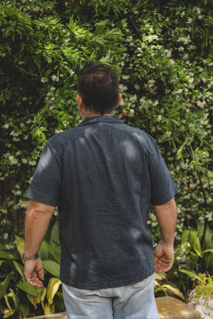 3sixteen Vacation Shirt- Blue Linen