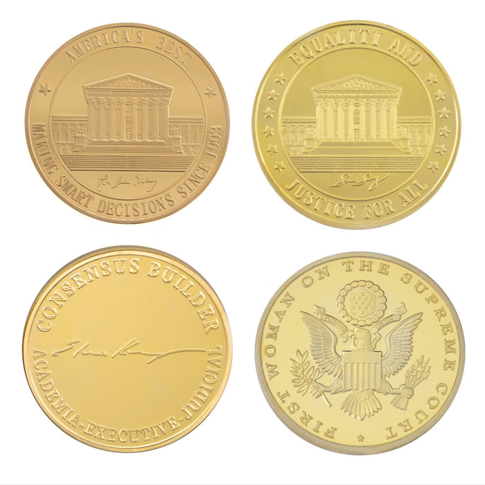 4 Commemorative Coins - The Women on the Supreme Court