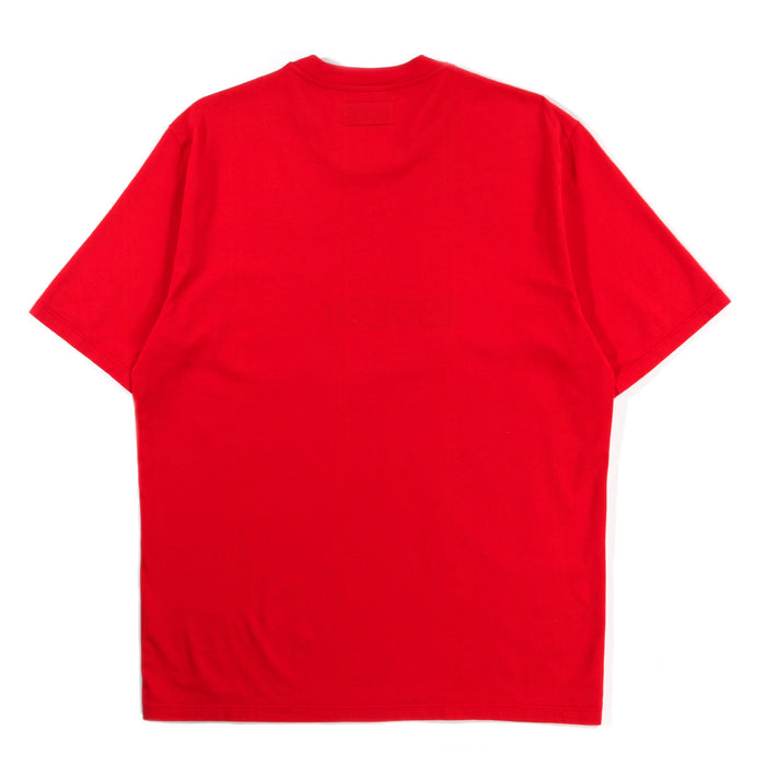 4SDESIGNS TIE DYE LOGO T-SHIRT RED