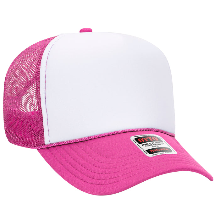 Hot Pink/White