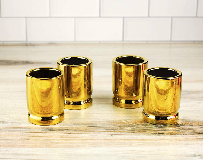 50 Caliber Shot Glasses Set - Set of 4 - Premium drinkware from The Wine Savant / Khen Glassware - Just $26.95! Shop now at Pat's Monograms
