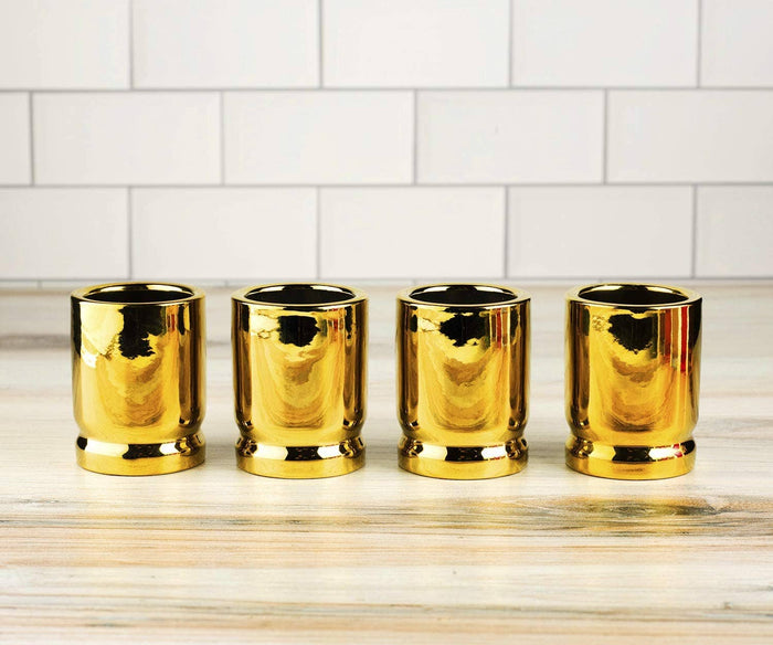 50 Caliber Shot Glasses Set - Set of 4 - Premium drinkware from The Wine Savant / Khen Glassware - Just $26.95! Shop now at Pat's Monograms