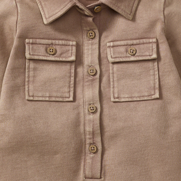 Acid Wash Infant Jumpsuit - Premium Baby & Toddler Outfits from Burt's Bees Baby - Just $25.95! Shop now at Pat's Monograms