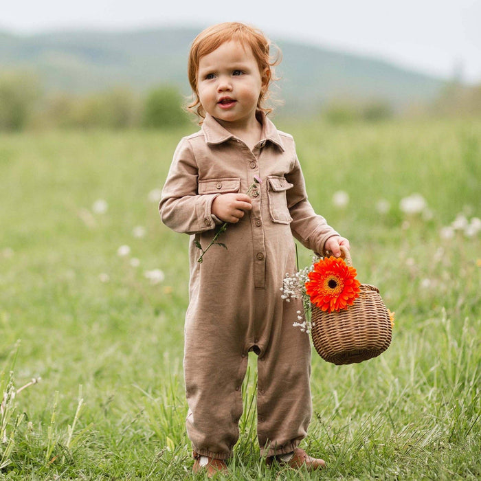 Acid Wash Infant Jumpsuit - Premium Baby & Toddler Outfits from Burt's Bees Baby - Just $25.95! Shop now at Pat's Monograms