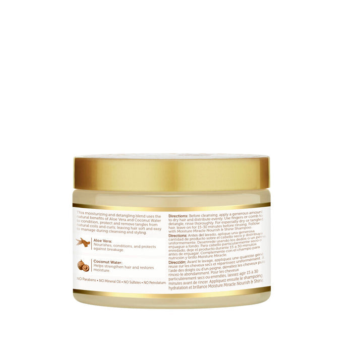 African Pride Moisture Miracle Aloe & Coconut Water Pre-Shampoo 12oz