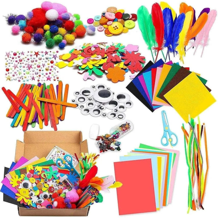 All-in-one kids DIY craft kit variety pack