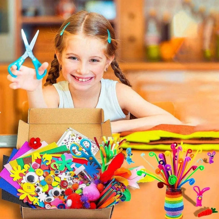 Screen-free kids craft supplies for ages 4 and up