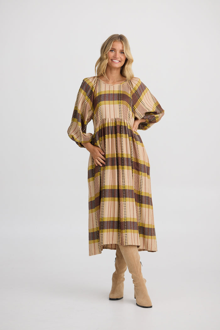 Angel Wings Dress (Santiago Check)