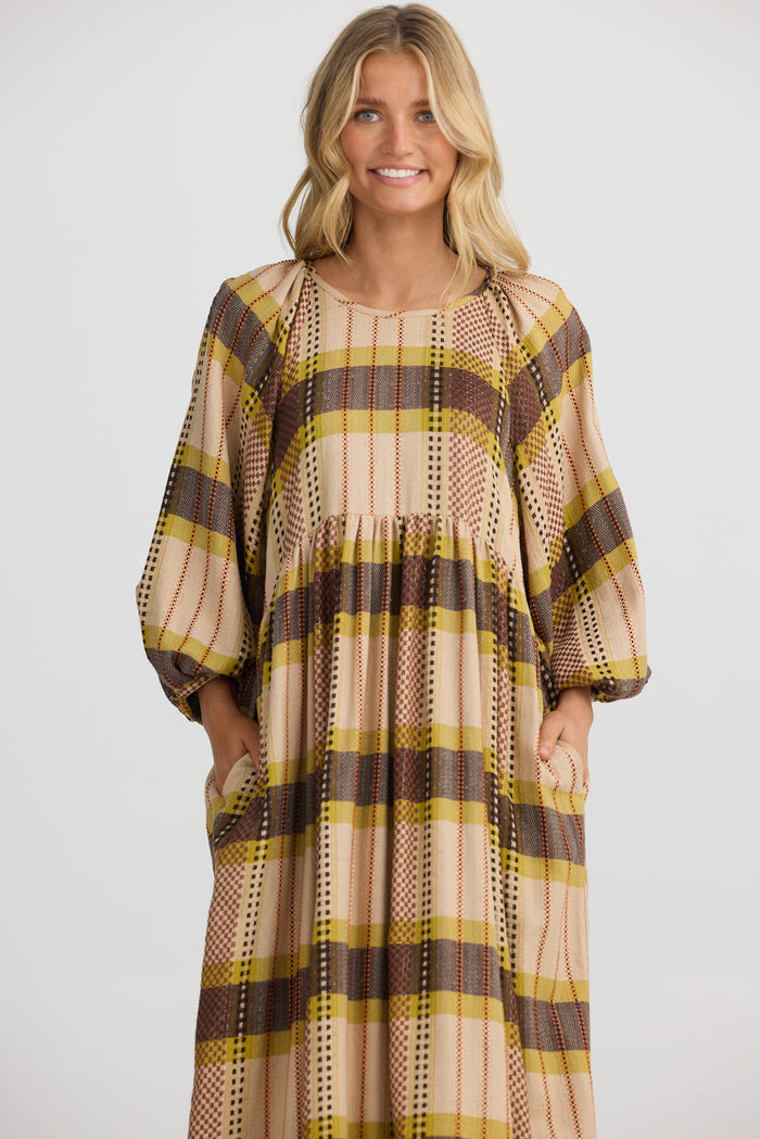 Angel Wings Dress (Santiago Check)