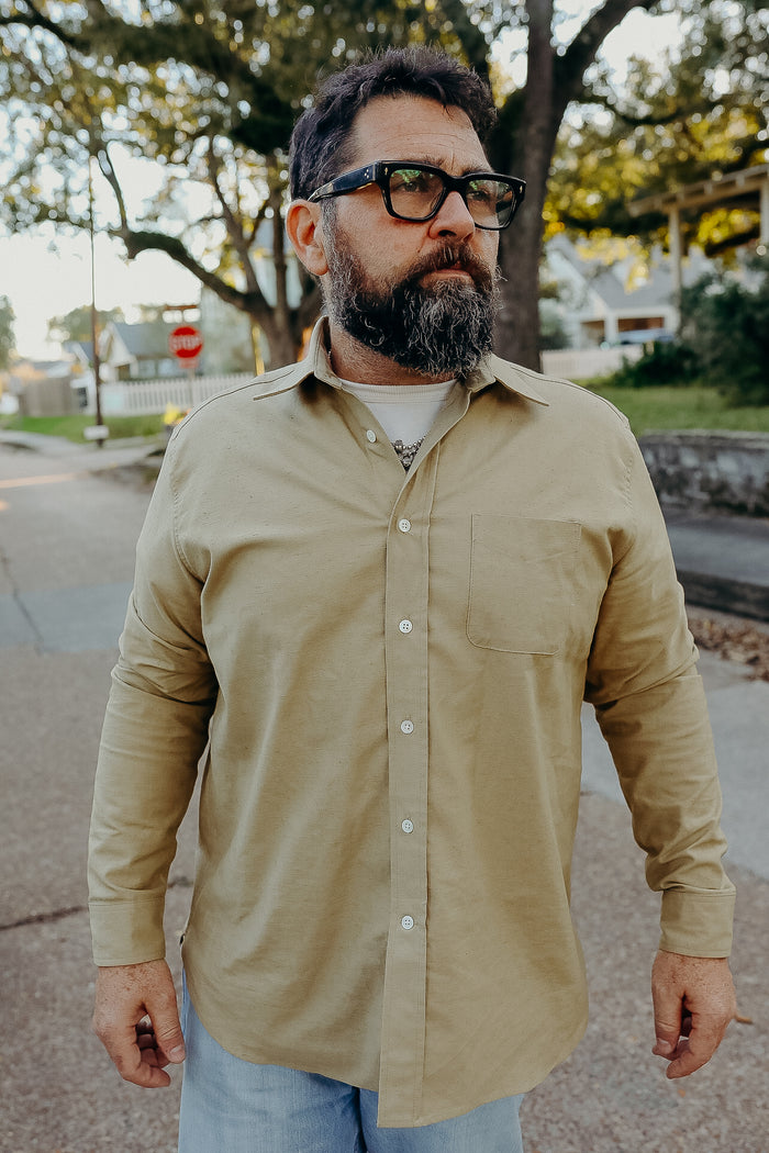 ANM Church Shirt- Slub Tan