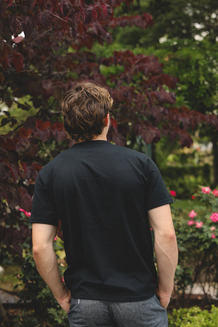 ANM Loopwheel Tee- Black