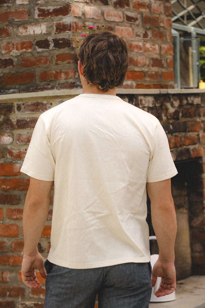 ANM Loopwheel Tee- White