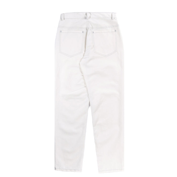 ARPENTEUR EDDIE P TROUSERS COTTON LINEN SERGE WHITE