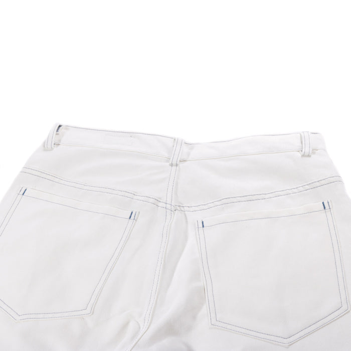 ARPENTEUR EDDIE P TROUSERS COTTON LINEN SERGE WHITE