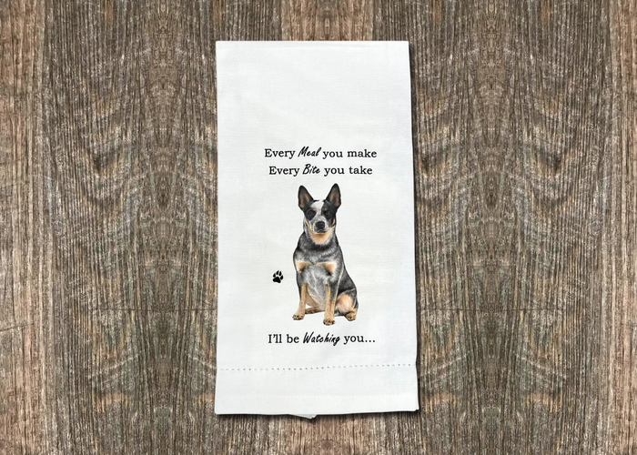 Australian Cattle Dog Kitchen Towel - Premium Kitchen Towels from E&S Pets - Just $10.95! Shop now at Pat's Monograms