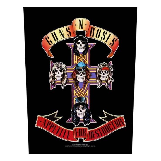 Guns N Roses - Appetite for Destruction (Back Patches)-Metalomania