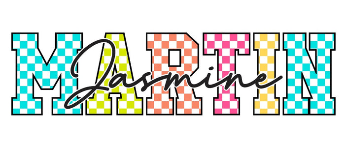 Retro Check / Sheet of 6