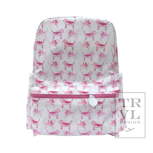 Backpacker - Backpack Puppy Love Pink - Premium Backpack from TRVL Design - Just $64.95! Shop now at Pat's Monograms