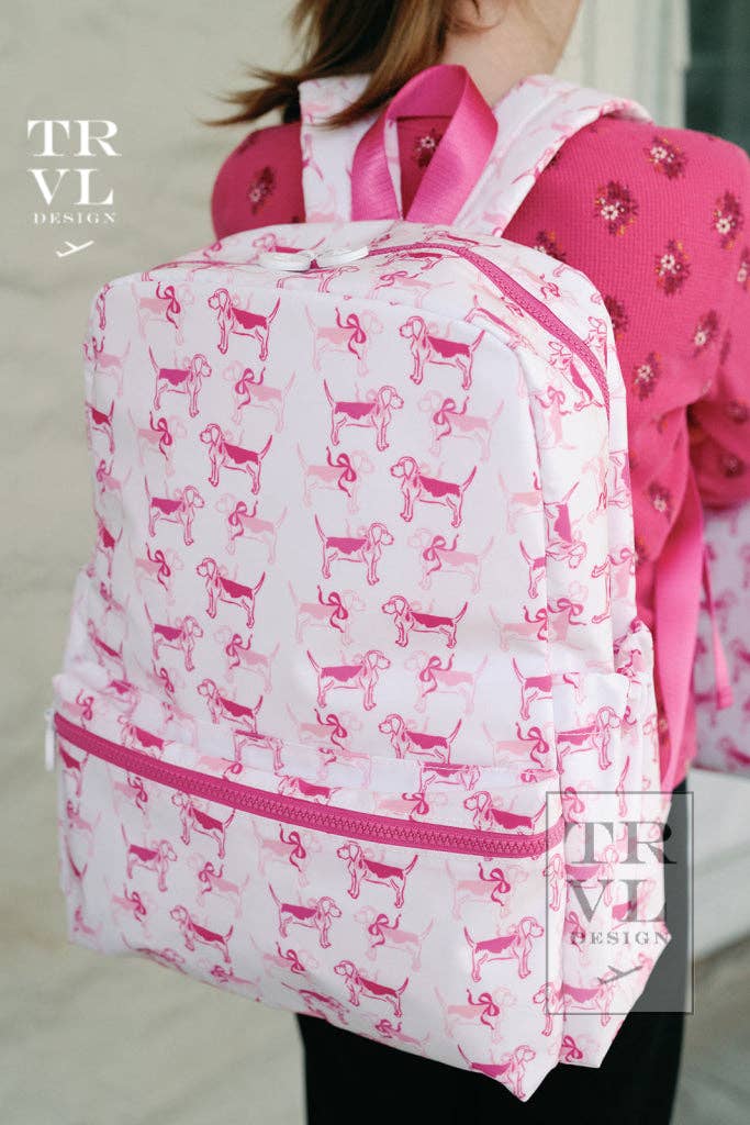 Backpacker - Backpack Puppy Love Pink - Premium Backpack from TRVL Design - Just $64.95! Shop now at Pat's Monograms