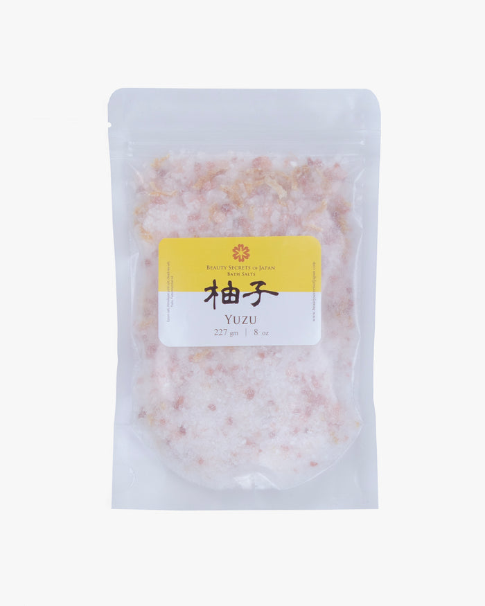 Beauty Secrets of Japan, Bath Salt, Yuzu Himalayan Pink