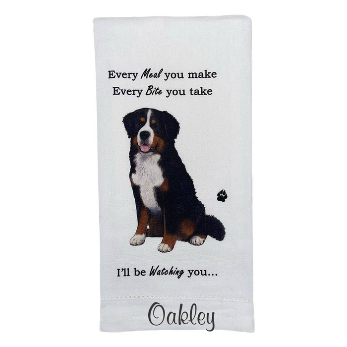 Bernese Mountain Dog Kitchen Towel - Premium Kitchen Towels from E&S Pets - Just $10.95! Shop now at Pat's Monograms