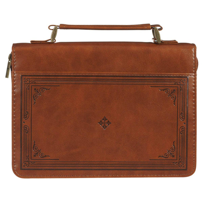 Bible Cover Classic Brown Trust in the Lord Prov. 3:5 - Premium Christian Gift Items from Christian Art Gifts - Just $29.99! Shop now at Pat's Monograms